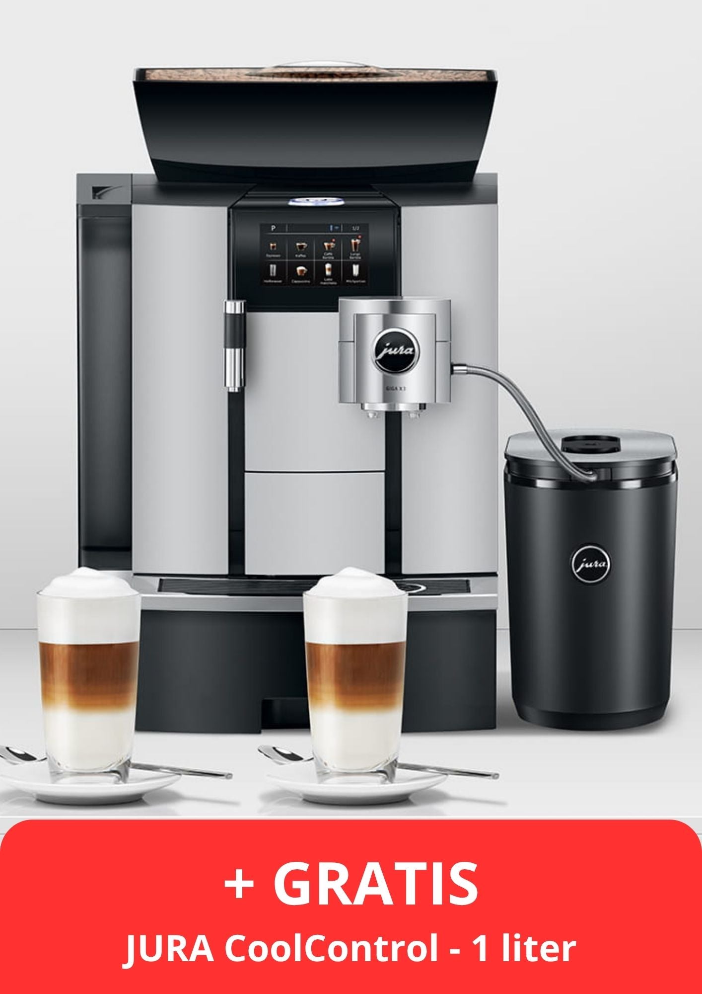 JURA GIGA X3c + CoolControl + Melkslangetje + Proefpakket