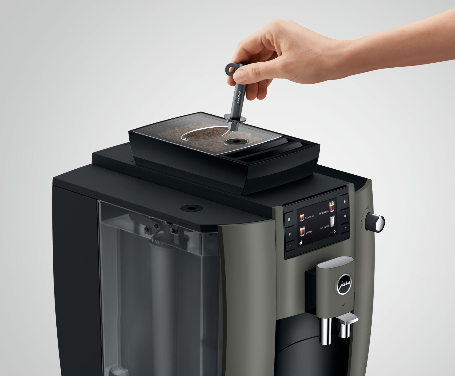 JURA W4 Dark Inox + Workshop branderij + Proefpakket